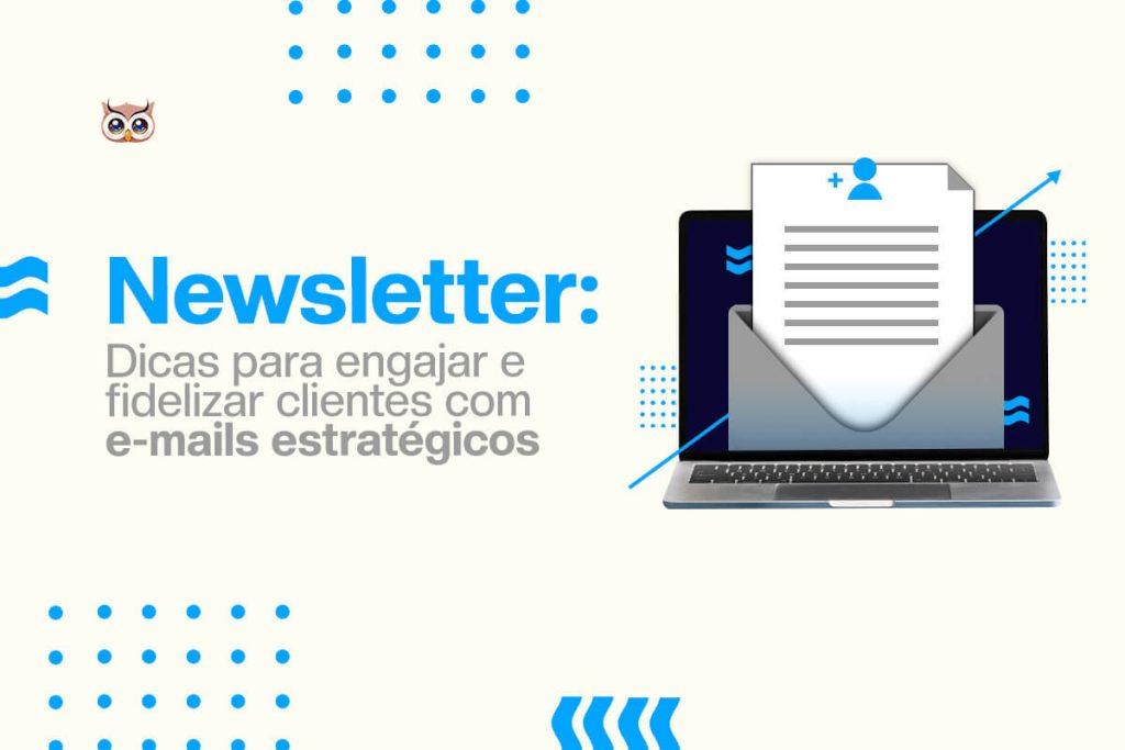 Imagem criada que representa uma newsletter