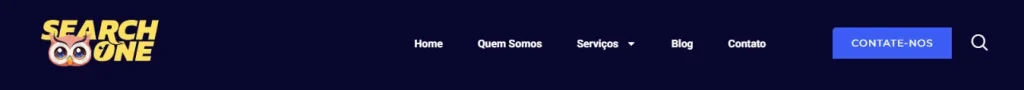 head da página da search one digital